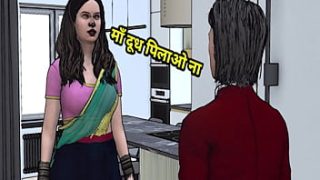 Desi Stepmom’s Forbidden Fuck With Her Stepson In Hindi