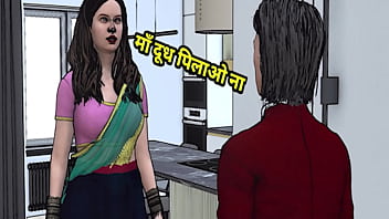 Desi Stepmom’s Forbidden Fuck With Her Stepson In Hindi