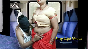 Mature Indian Aunty Gets Wild On A Bus Ride, Deepthroating Cock And Taking A Hot Load Deep In Her Pussy While Her Son Sleeps Nearby.