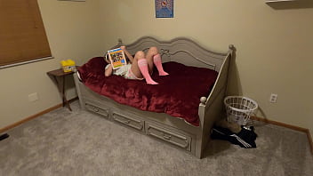 Stepdad Breeds His Stepdaughter Raw While His Wife Is Passed Out On The Couch Below.