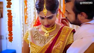 Desi Busty New Bride Gets Railed By Her Ex-boyfriend In Front Of Her Cuckold Husband (hindi Audio)