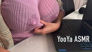 My Stepmom’s Office Seduction: Milky Nipples And A Handjob For My Hard Cock