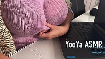 My Stepmom’s Office Seduction: Milky Nipples And A Handjob For My Hard Cock