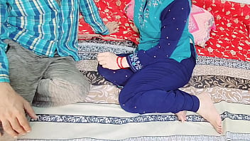 Desi Husband Pounds His Wife’s Tight Ass In The Bedroom, Rough Doggystyle Fucking With Her Moaning In Hindi