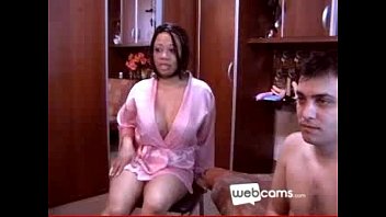 Ebony Beauty Worships A Massive White Cock
