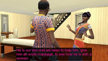 Reluctant Indian Stepmom Succumbs To Stepdad’s Persuasion, Lets Her Shy Teen Step Son Take Her Virginity In A Sensual Massage
