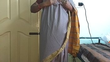Desi Bhabhi Vanitha In A Tight Grey Saree, Her Heavy Melons Spilling Out As She Fingers Her Shaved Cunt, Moaning For A Hard Cock To Replace Her Hand.