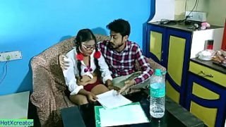 Desperate Indian Teen Fucks Her Teacher For A Passing Grade—moaning In Hindi As He Pounds Her Tight Student Pussy