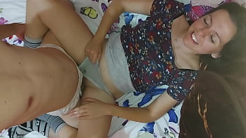 My Stepbrother’s Cock Was Too Tempting To Resist, So I Guided Him Deep Inside My Tight, Wet Pussy.