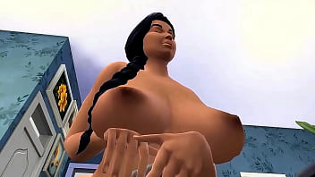 Alone At Home: A Steamy Encounter With A Voluptuous Desi Widow Aunty