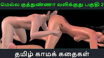 Mella Kuthunganna Valikkuthu Pakuthi 2: Animated 3d Porn Of A Horny Indian Babe Getting Wild And Wet
