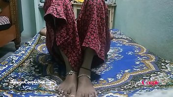 Spreading Wide For A Thick, Hard Cock To Stretch Her Tight Desi Pussy