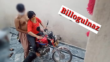 Riding Hard And Fast, My Friend Takes Me On His Bike And Fucks Me Senseless With Hindi Moans
