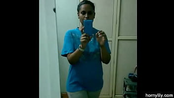 Tamil Maid With Massive Tits Gets Wild In The Bathroom, Stripping Off Her Bra And Panties To Finger Her Dripping Wet Pussy