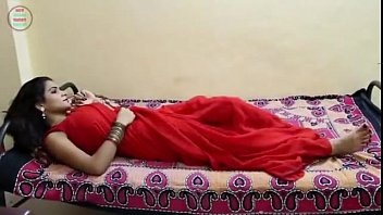 Sensual Indian Bhabhi Gets Wild In A Crimson Saree