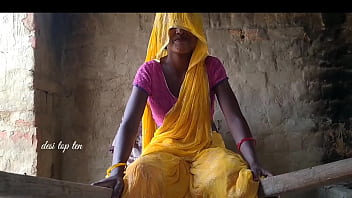 Sultry Desi Wife In A Sheer Yellow Saree Gets Pounded Hard By Her Husband