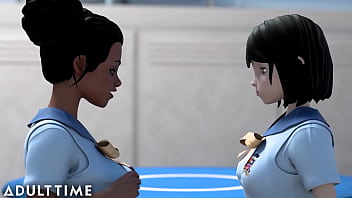 My Naughty Step-sister Takes A Ride On My Hard Cock And Gets Wild With A Lesbian Hentai Slut