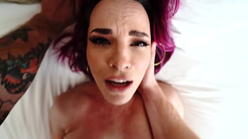 My Steamy Step-mom Creeps Into My Hotel Room To Ride Me Hard