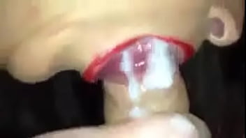 Her Mouth Devours Her Husband’s Thick Cock While Moaning In Hindi