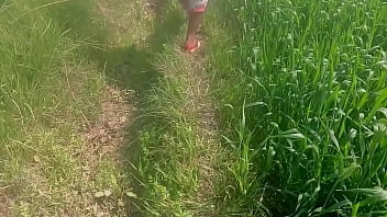 Sizzling Indian Aunty Gets Wild With Young Stud In Outdoor Pleasure Session