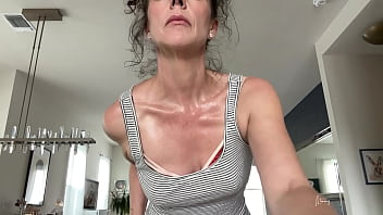 Get On Your Knees And Make Your Stepmom Scream With Pleasure