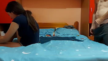 Her Man Pounds Her Tight Little Pussy Until She Screams