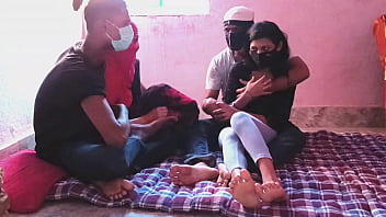 Desi Couple’s Wild Wife Swap: A Steamy Four-way Fuck Fest