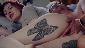 Fiery Redhead Stepmom Gets Her Tight Pussy Pounded Hard And Screaming Loud
