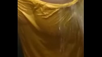 Bhabhi’s Dripping Curves Barely Contained In That Tight Yellow Bikini