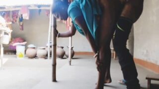 Man Slams His Wife Hard Against The Wall In A Raw Standing Fuck