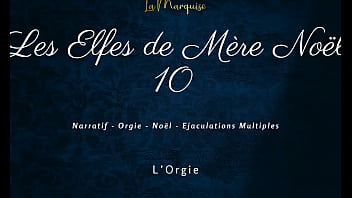 Naughty Elves Unleashed: A Decadent French Dirty Talk Orgy