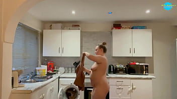 Naughty Teen Maid Strips Down For A Dirty Job
