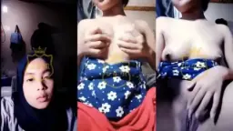 Ukhti Binal Tanggalkan Jilbab, Pamer Memek Dan Toket Menggoda