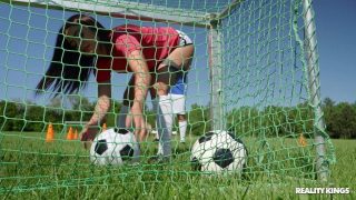 Martina Smeraldi Scores A Mouthwatering Goal With The Soccer Team