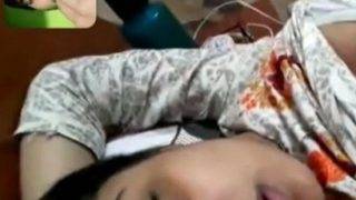 Sizzling Desi Beauty’s Steamy Video Call Selfie Session