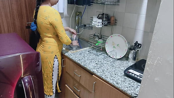 Caught My Stepmother Craving A Hard Thrust In The Kitchen