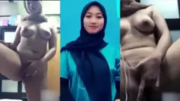 Amirah Syariza’s Hijab Tease: A Sultry Solo Session