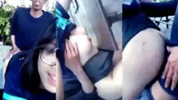 Cewek Berkacamata Cantik Digituin Sama Jamet