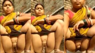 Exposed Desi Bhabhi Pees Wild In Public And Captures It All On Camera