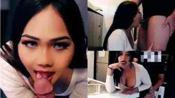 Suji Yang Manis Dibawa Ke Ranjang Oleh Teman Suaminya Di Dalam Rumah