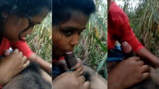 Countryside Lass Relishes Alfresco Passion, Savoring Every Inch Of His Manhood