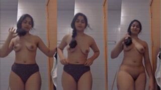 Desi Temptress Strips Bare And Captures Her Own Scandalous Mms