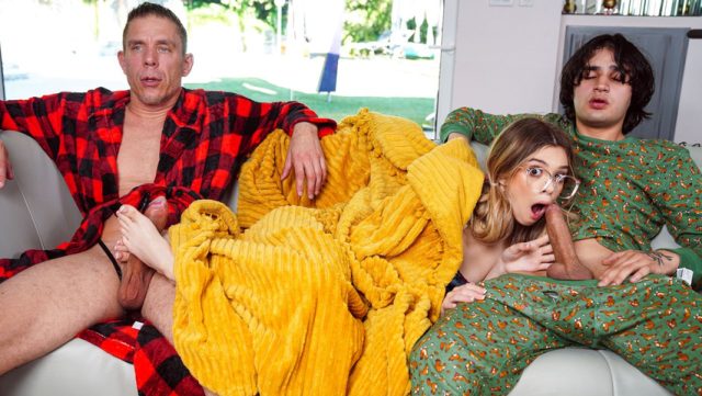 Gagging For Daddy’s Load: A Stepdaughter’s Deep Throat Devotion