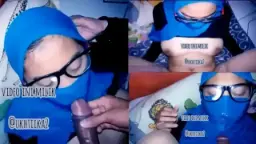 Menggoda Cewek Berjilbab Biru Berkacamata Yang Menggairahkan
