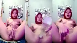 Menggoda Diri Sendiri Dengan Botol, Ukhti Yang Nakal