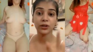 Sultry Desi Beauty Captures Her Steamy Solo Session For Her Secret Lover