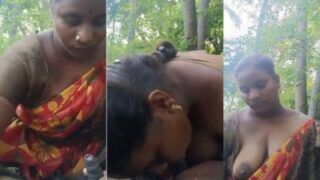 Wild Tamil Temptress Swallows Deep In The Jungle Heat