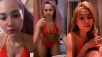 Cybel Abg Toge Bikini Merah Bikin Nafsu Naik