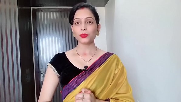 Sensual Saree-clad Bhabhi With Seductive Hindi Whispers