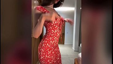 Your Busty Stepmom Flaunts Her Curves In That Tight Red Dress